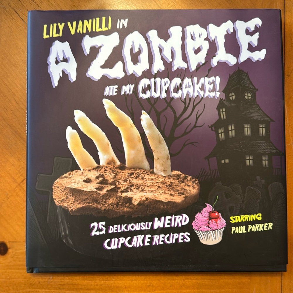 Lily Vanilli in A Zombie Ate My Cupcake cookbook.